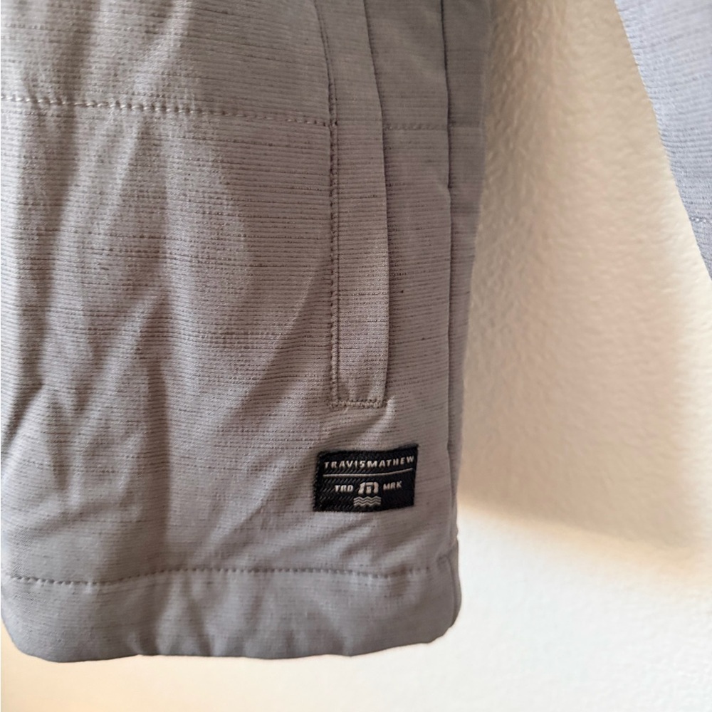 Travis Mathew Cabin in The Woods Jacket Mens Sz X-Large Heather Quiet Shade Gray - Picture 3 of 15